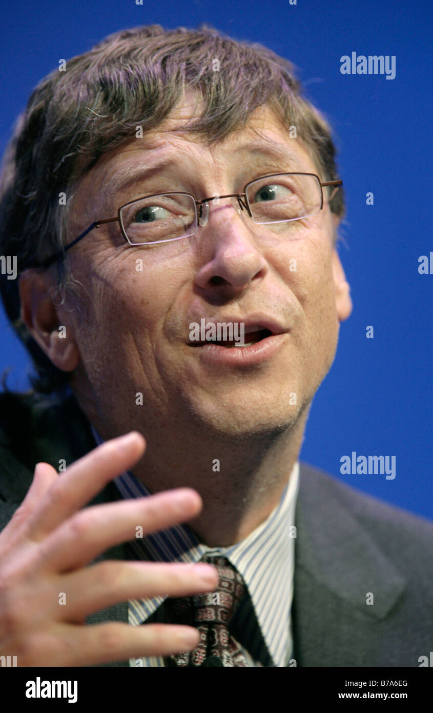 Bill Gates, fondatore e presidente di Microsoft il 6 novembre 2006 a Monaco di Baviera, Germania, Europa Foto Stock