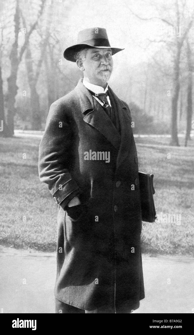 Foto storiche, ritratto di Philipp Scheidemann, ca. 1917, primo ministro presidente della Repubblica di Weimar, qui come un membro di Foto Stock