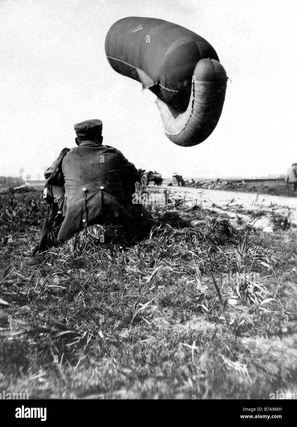 Foto storiche, dirigibile nella Prima Guerra Mondiale, ca. 1915 Foto Stock