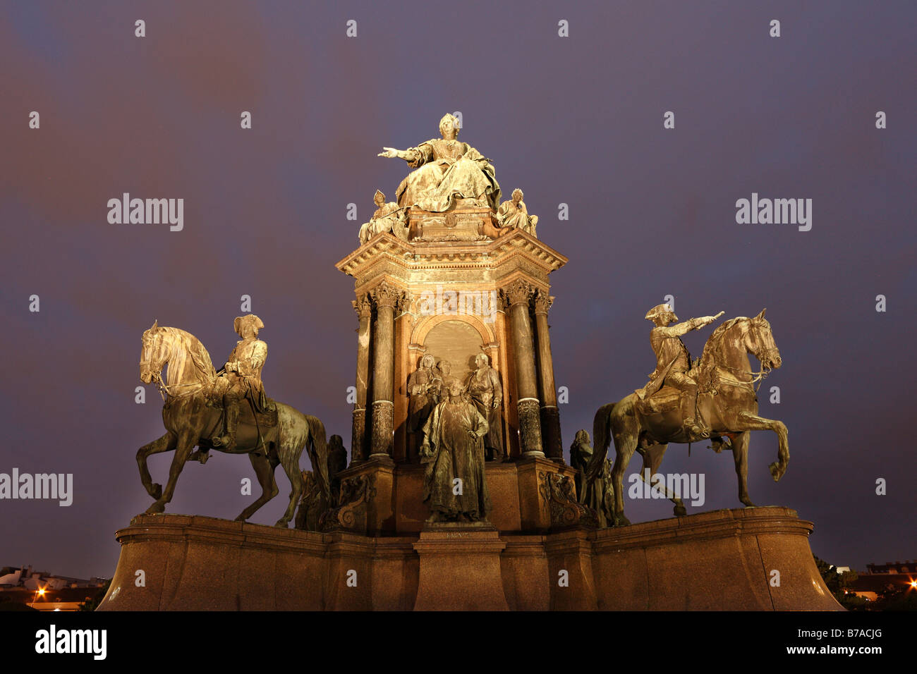 Memoriale di Maria-Theresia, Maria-Theresien-Platz, Vienna, Austria, Europa Foto Stock