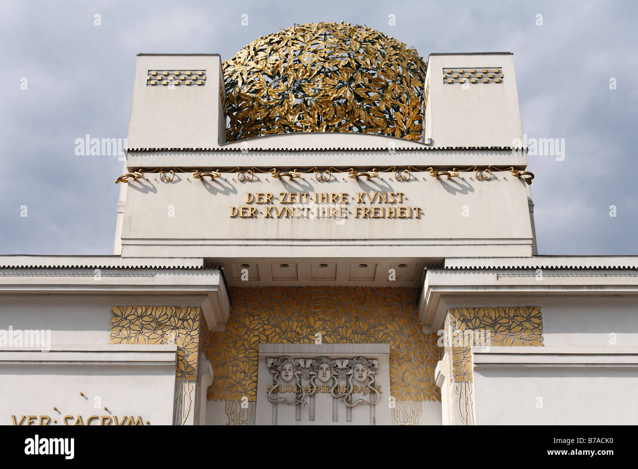 Secessione viennese building, secessione, art nouveau, Vienna, Austria, Europa Foto Stock