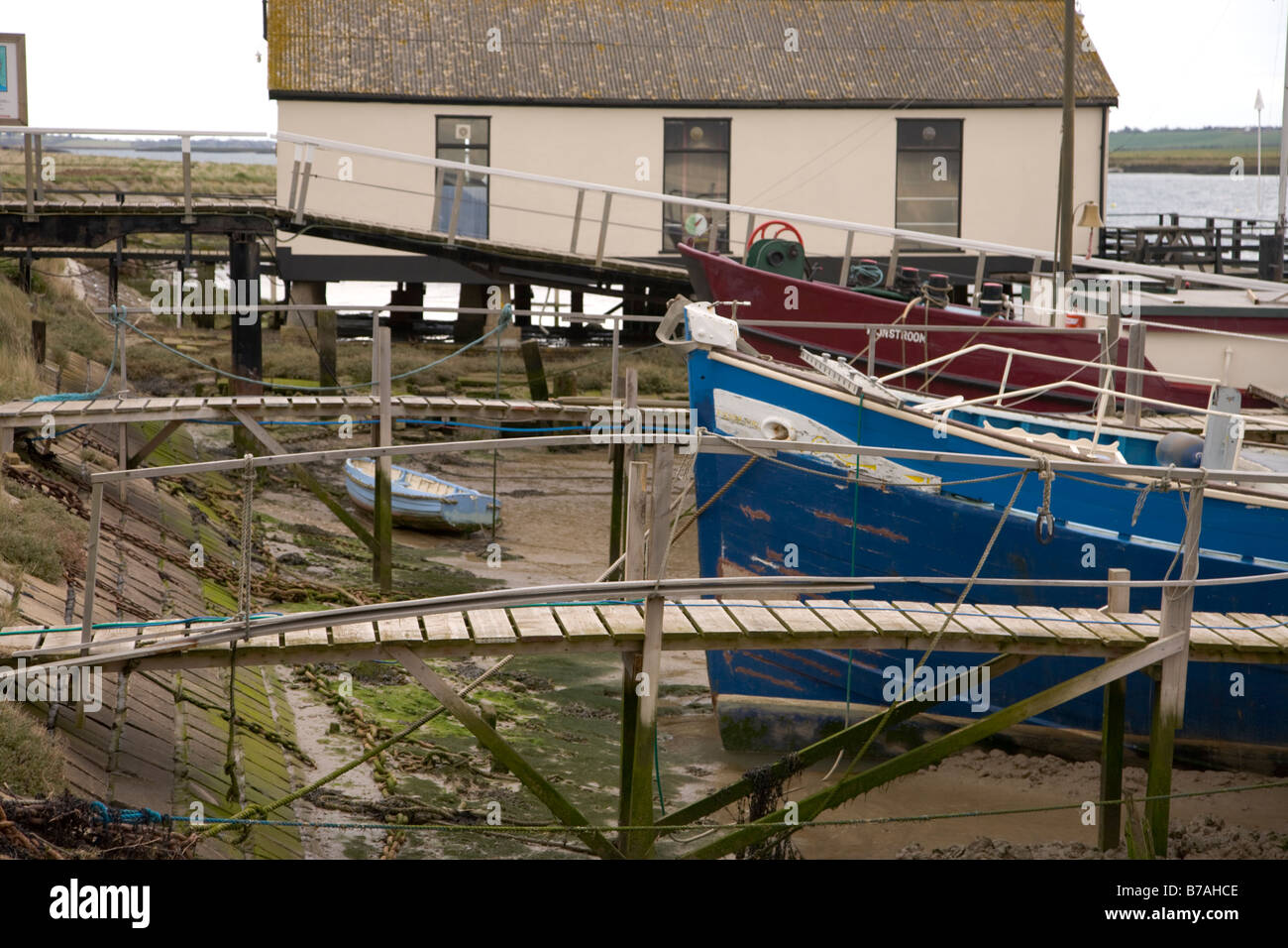 Nord Fambridge Essex Inghilterra marina Foto Stock