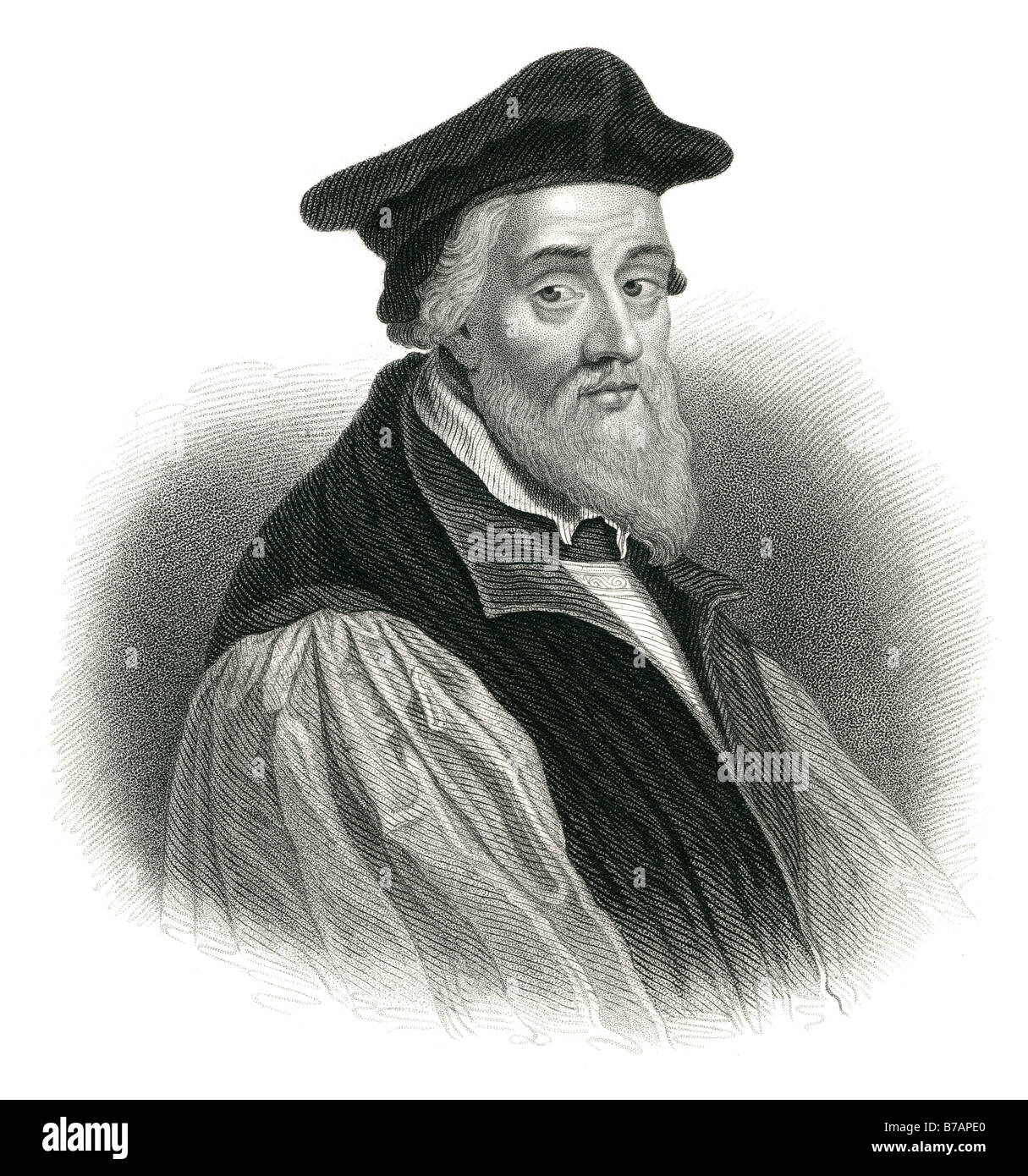 Nicholas Ridley (morto il 16 ottobre 1555) era un ecclesiastico inglese. Egli è venuto da una famiglia prominente in Tynedale, Northumberland, un Foto Stock