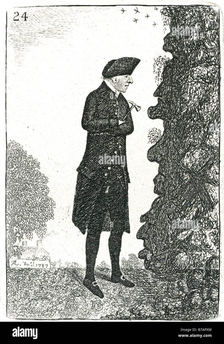 James Hutton MD (Edimburgo, 3 giugno 1726 OS (14 giugno 1726 NS) - 26 Marzo 1797) era un geologo scozzese, medico e naturalista, Foto Stock