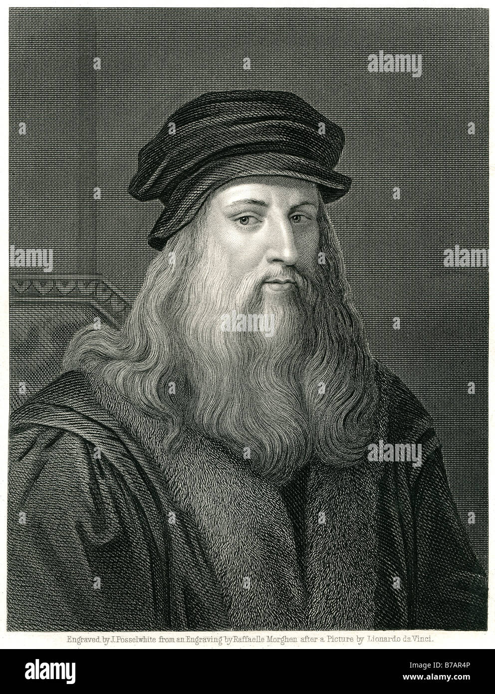 Leonardo di ser Piero da Vinci ( pronuncia (help·info), 15 Aprile 1452 - 2 Maggio 1519) era un italiano polymath, Foto Stock