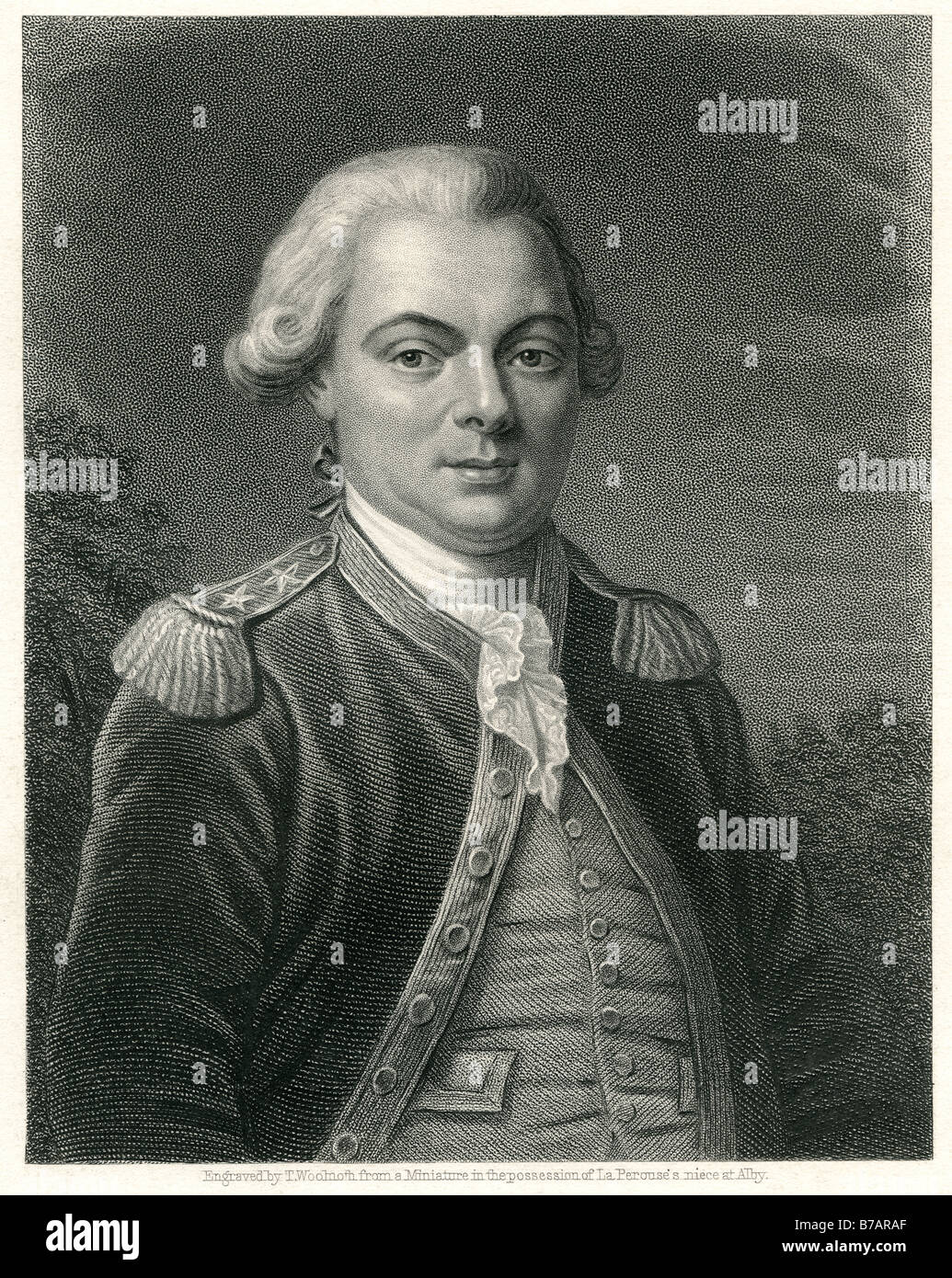 Jean François de Galaup, Comte de La Pérouse (23 agosto 1741-1788?) era un francese ufficiale della marina e di explorer la cui spedizione vani Foto Stock