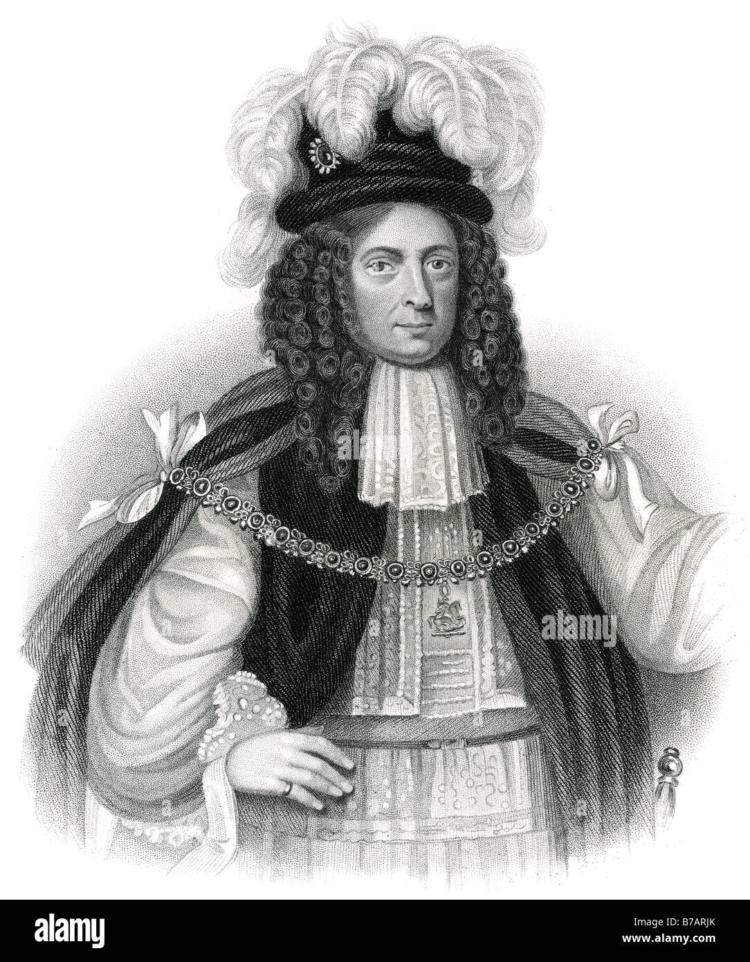 James Butler, primo duca di Ormonde (Ottobre 19, 1610 - Luglio 21, 1688), era un statista anglo-irlandese e soldato. Egli è stato il top c Foto Stock