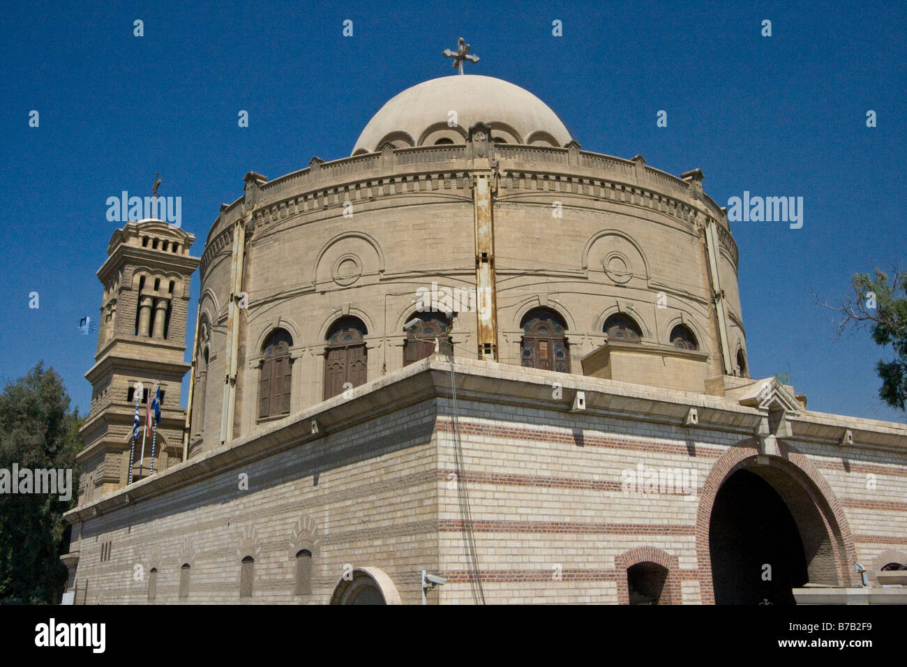 Saint George chiesa Greco Ortodossa nel vecchio Cairo Egitto Foto Stock