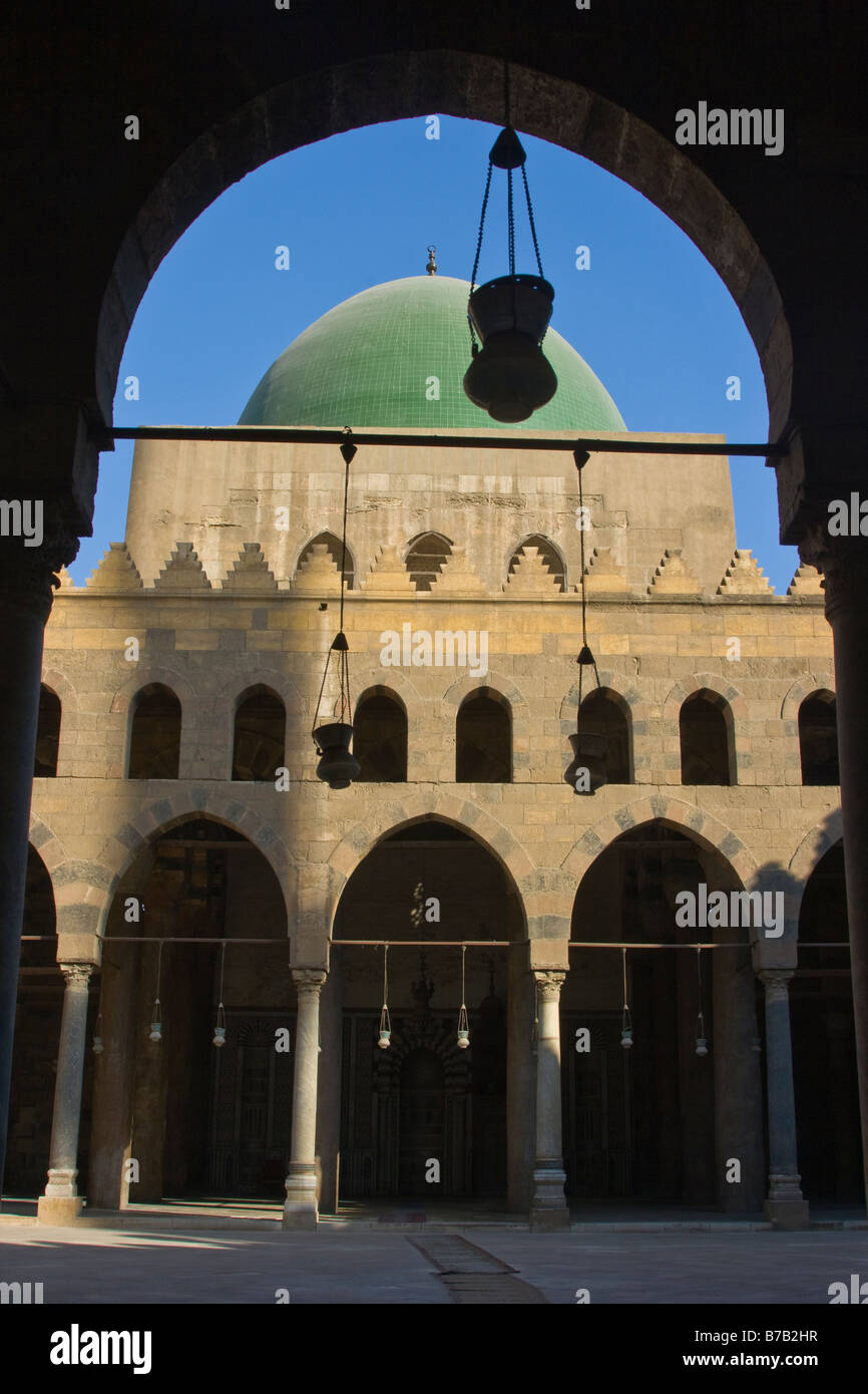 La moschea di un Nasir Mohammed nella Cittadella del Cairo in Egitto Foto Stock