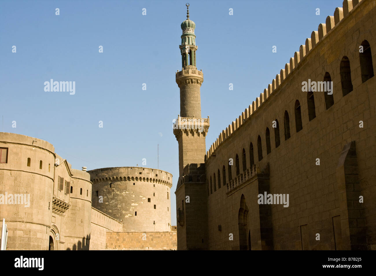 Un Nasir moschea di Mohammed nella Cittadella del Cairo in Egitto Foto Stock