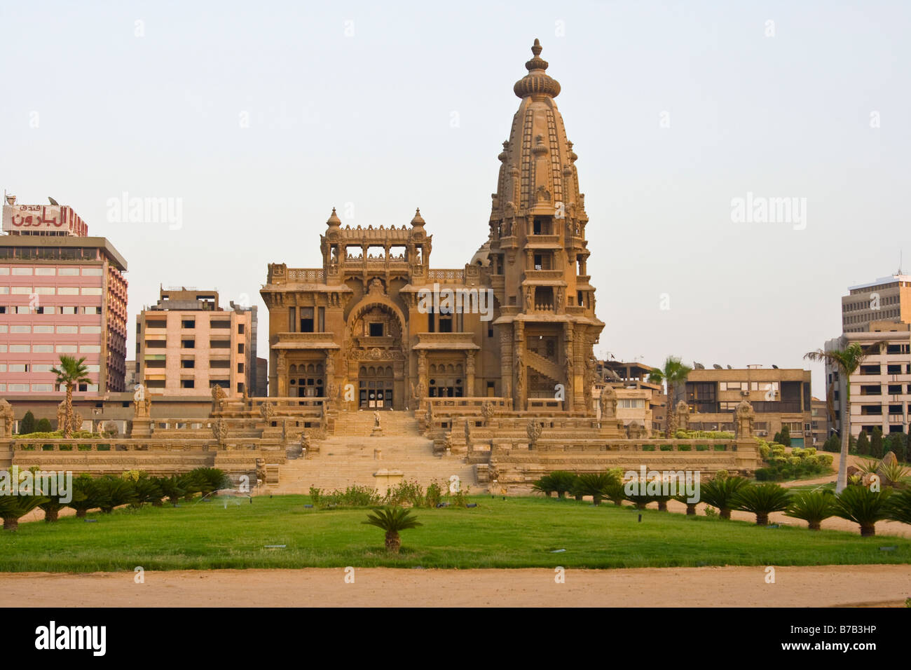 Qasr al Barone o Palazzo dei Baroni a Heliopolis Cairo Egitto Foto Stock