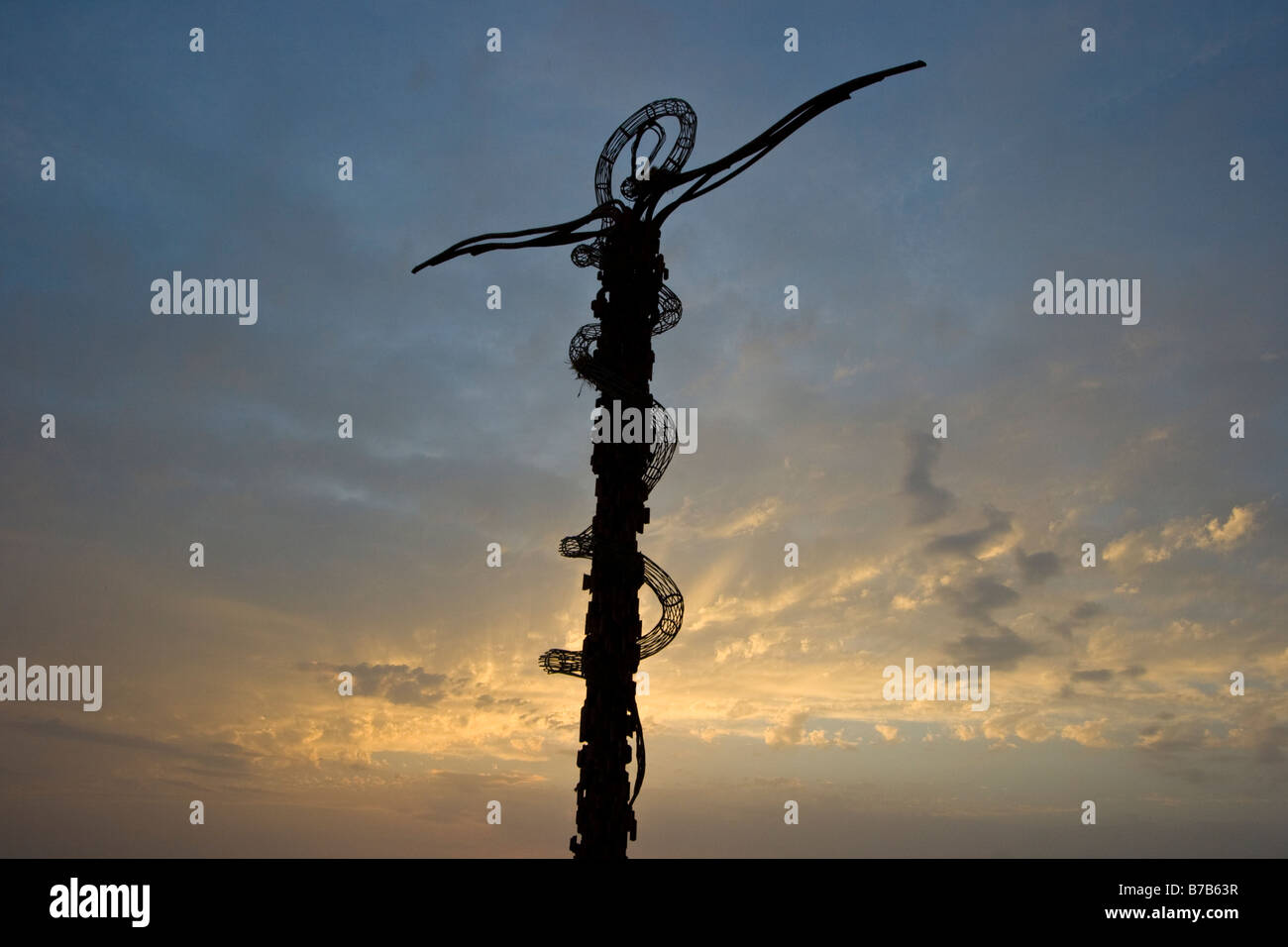 Caduceo sul Monte Nebo in Giordania Foto Stock