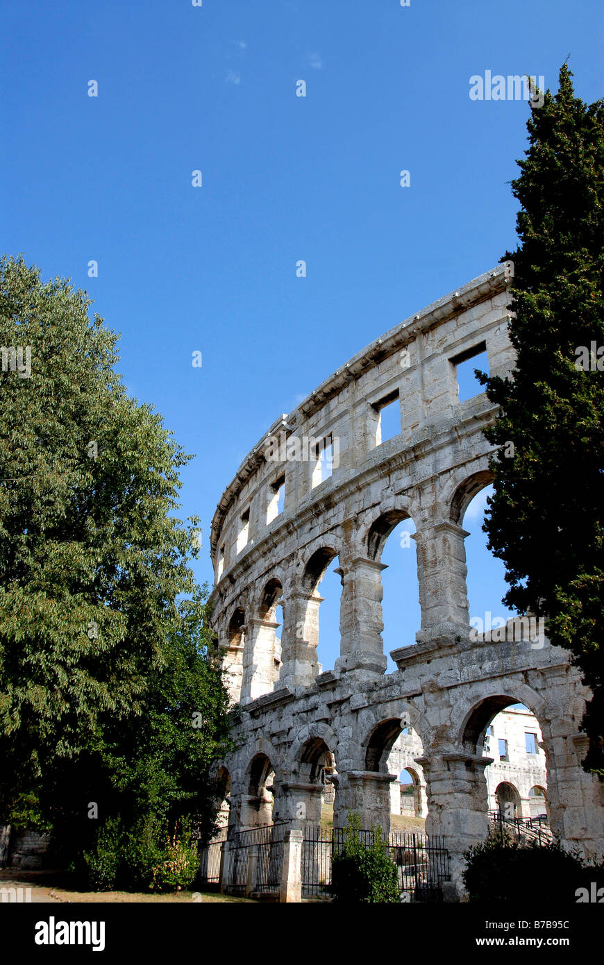Anfiteatro, Pola, Istria, Croazia Foto Stock