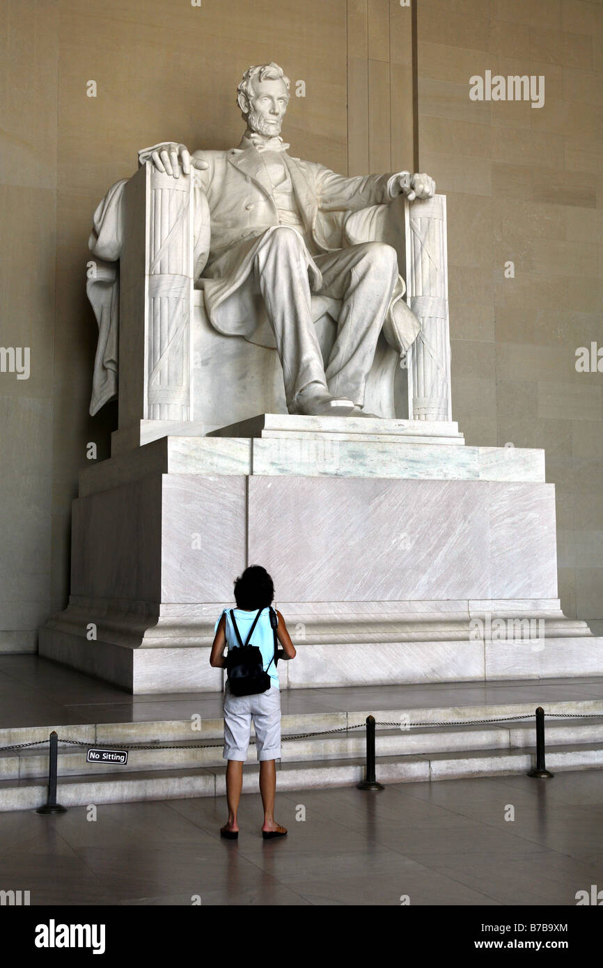 Il Lincoln Memorial, Washington D.C., USA Foto Stock