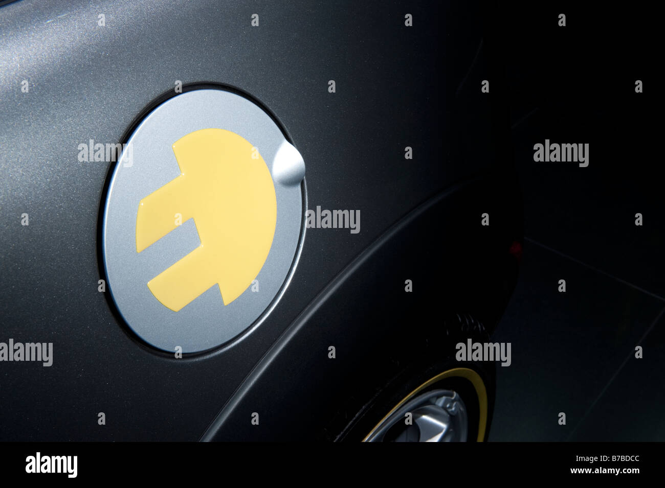 MINI E ricaricare coperchio della porta Foto Stock