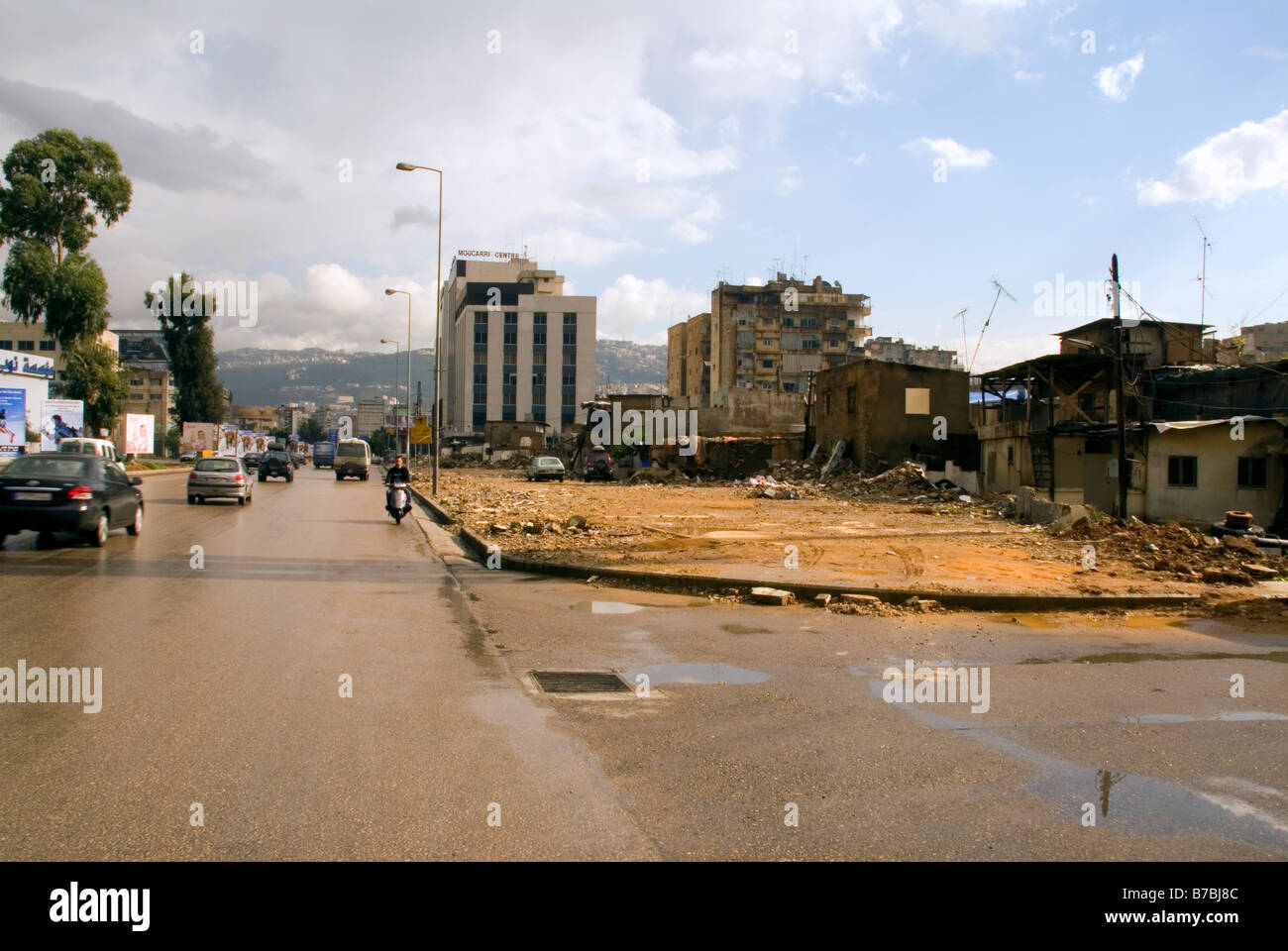 Rovine del camp armeno Beirut Libano Foto Stock