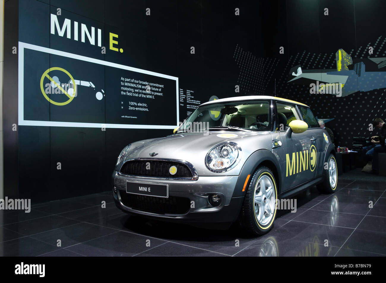MINI E auto elettriche al 2009 North American International Auto Show Foto Stock