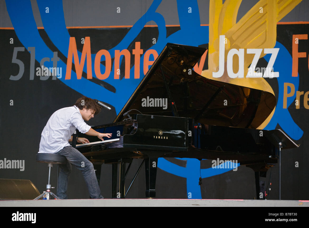 Cantante britannico song writer e il pianista JAMIE CULLUM esegue al cinquantunesimo MONTEREY JAZZ FESTIVAL Monterey in California Foto Stock
