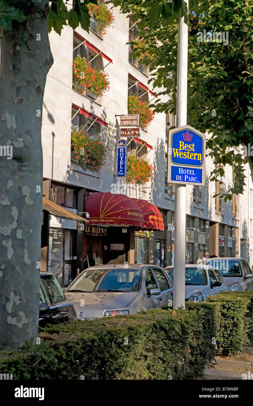 Best Western Hotel Du Parc Chantilly Francia un American business operativo della catena in un paese straniero Foto Stock