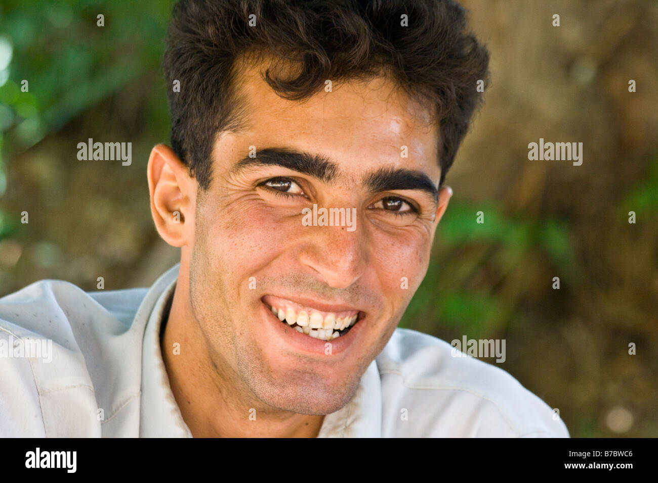 Giovane uomo iraniano in Yazd Iran Foto Stock
