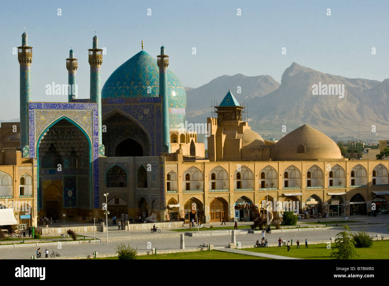 L Imam moschea imam Square a Esfahan Iran Foto Stock