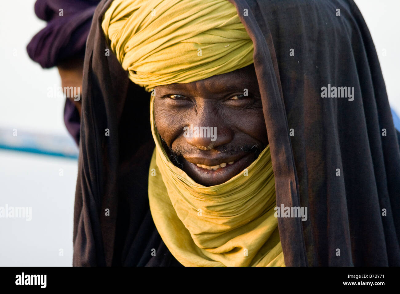 Il Tuareg uomo in Timbuktu Mali Foto Stock