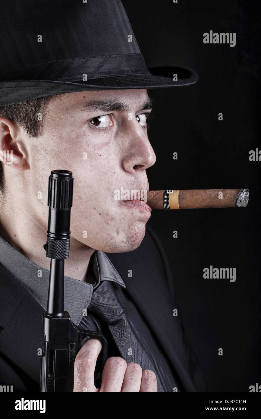 Detective privato / mafia Foto Stock