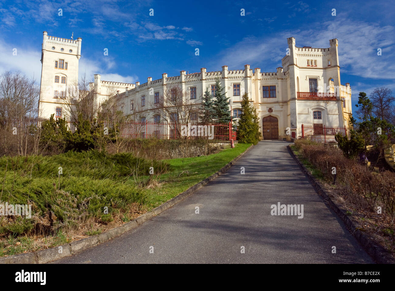 Chateau Novy Svetlov in Bojkovice Moravia Repubblica Ceca Europa Foto Stock