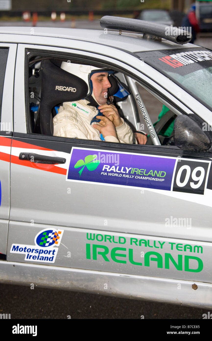 Shaun Gallagher World Rally Team Irlanda Foto Stock