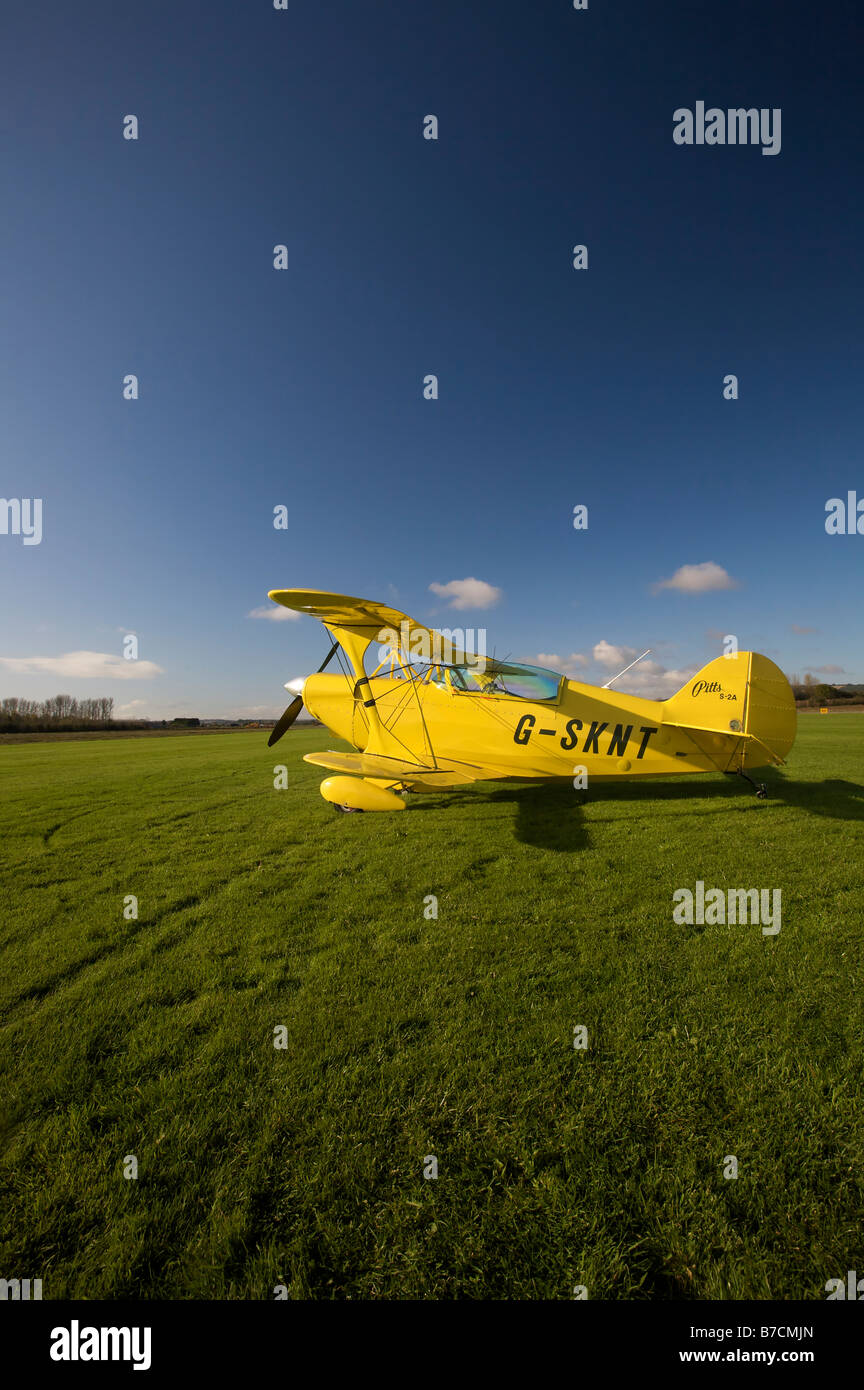 Pitts S2A DUE POSTI velivolo acrobatico Foto Stock