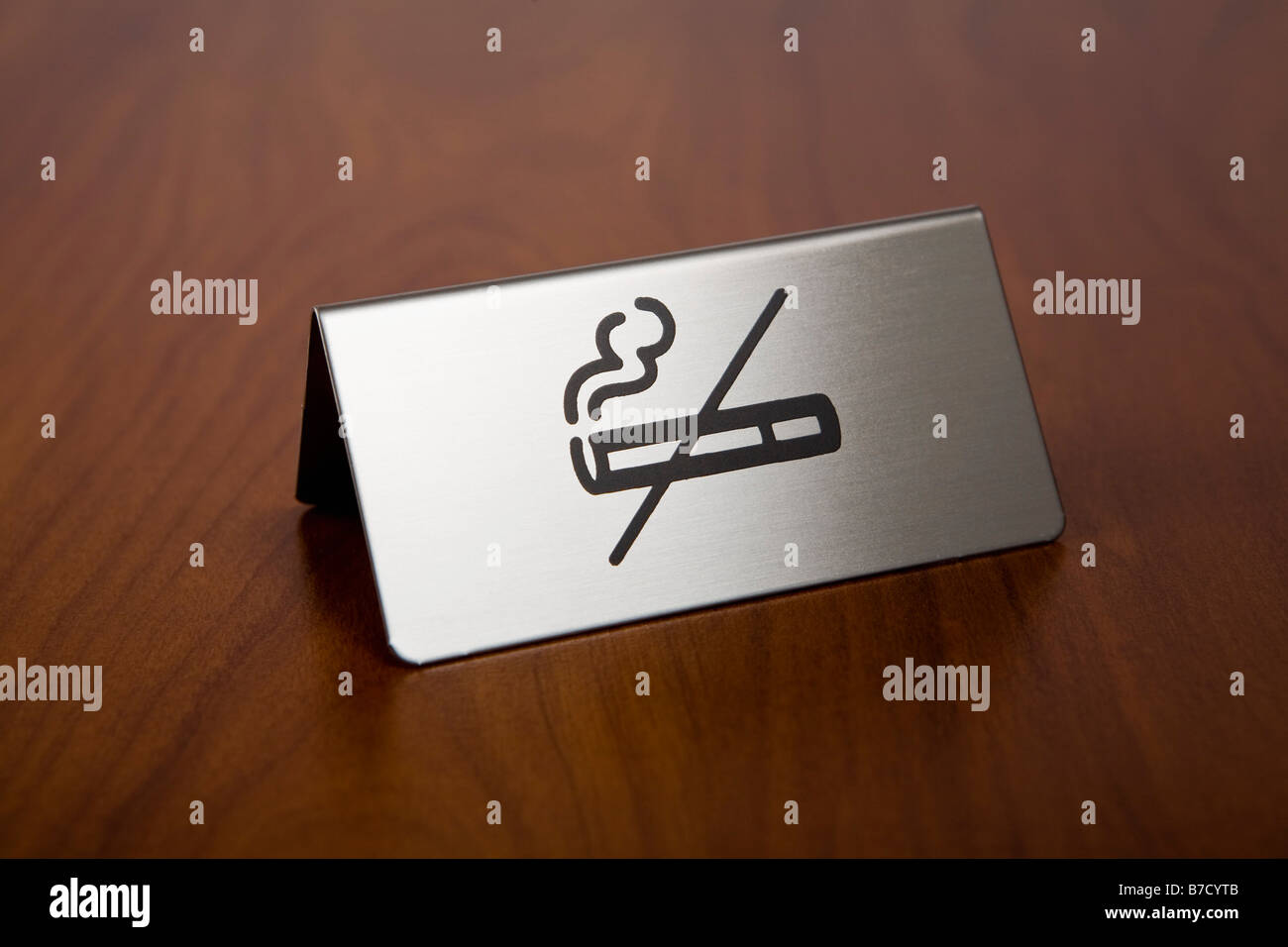 Segno non fumatori Foto Stock