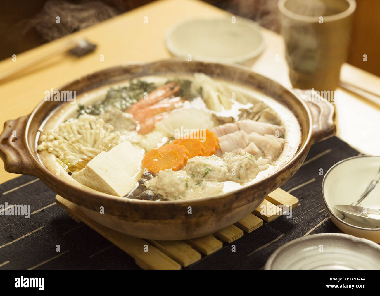 Lottatore di Sumo stufato di Dell Foto Stock