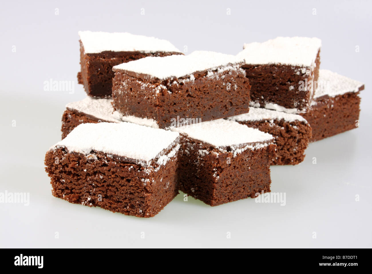 Un brownie al cioccolato. Foto Stock