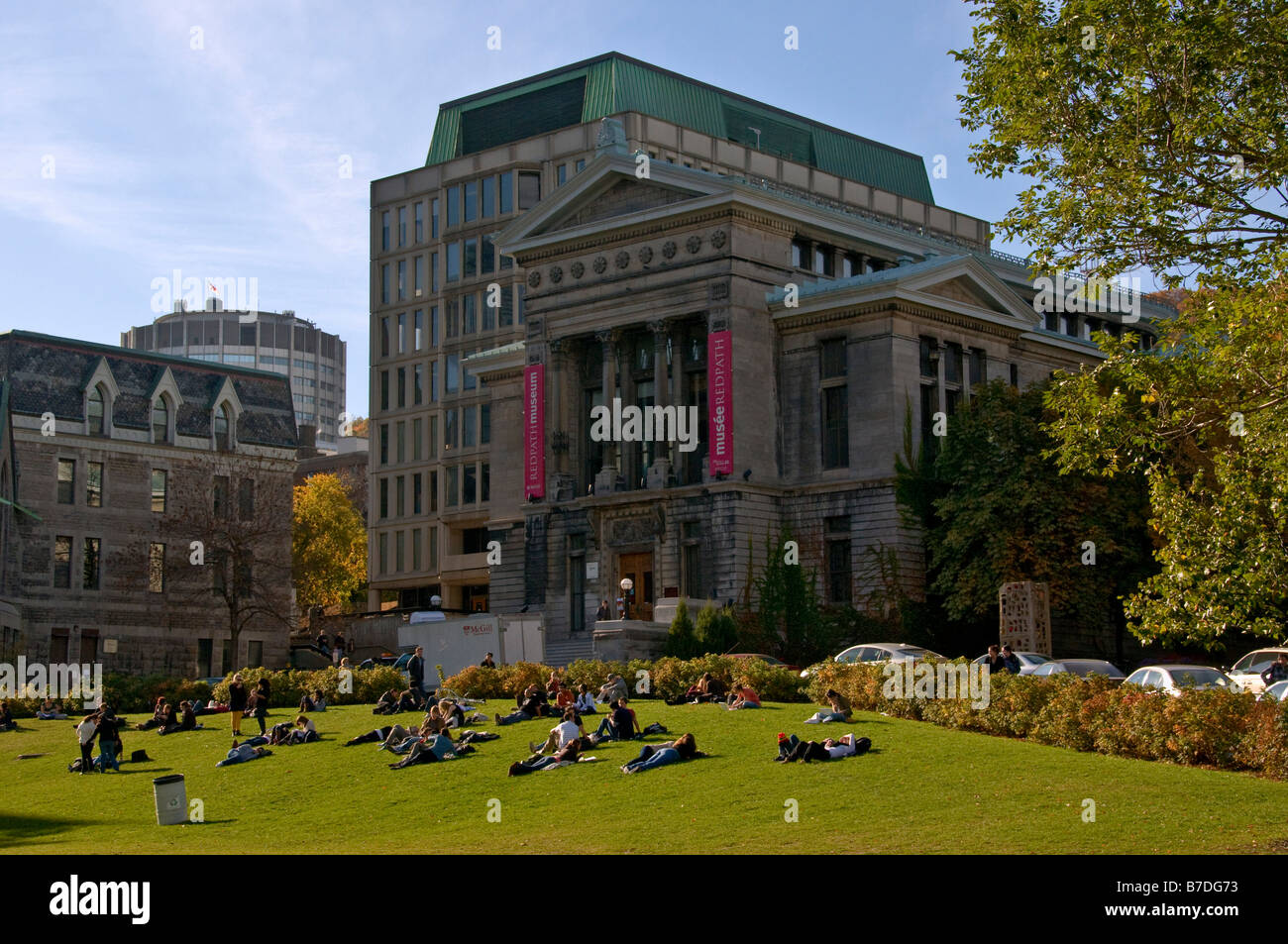 Museo Redpath sul campus della McGill Montreal Foto Stock