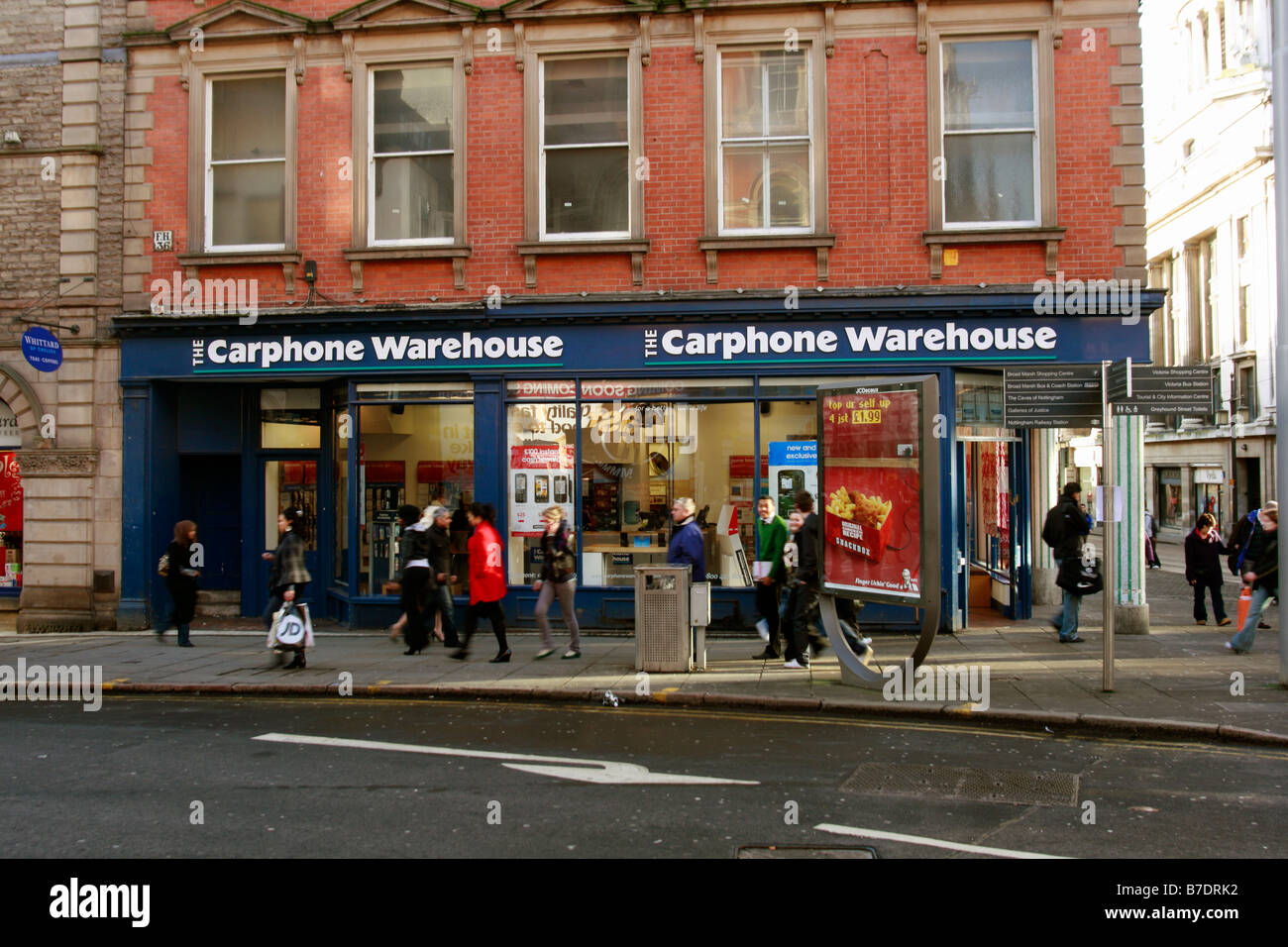 Carphonewarehouse in Nottingham Foto Stock