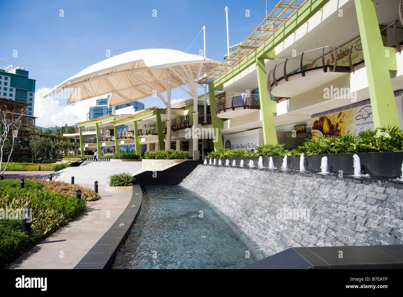La terrazza, Ayala Shopping Mall, Cebu City Cebu, Visayas, Filippine Foto Stock