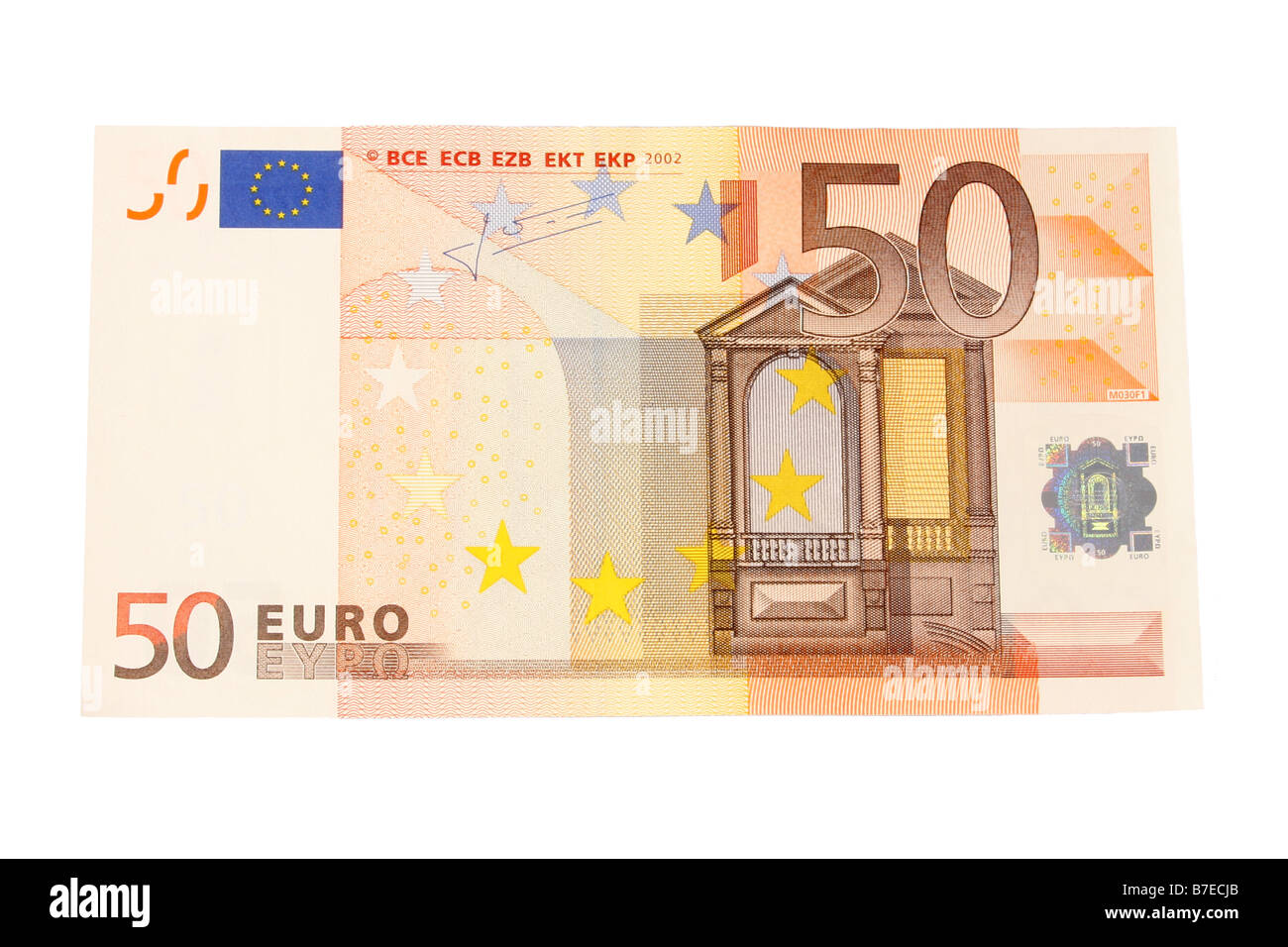 Una cinquantina di banconota in Euro. Foto Stock