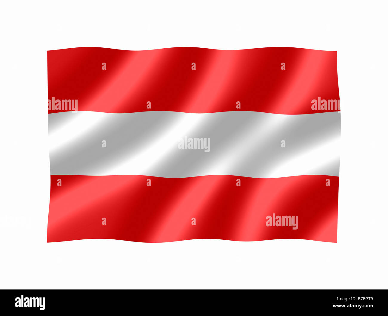 Austria Austria bandiera nazionale Foto Stock