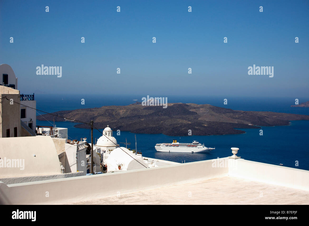 Fira (Santorini) Foto Stock