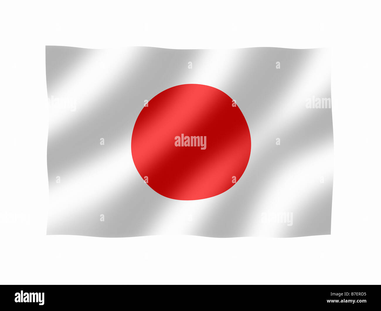 Giappone Giapponese Rising Sun Bandiera Foto Stock