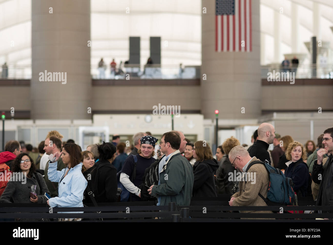 Aeroporto linee Foto Stock