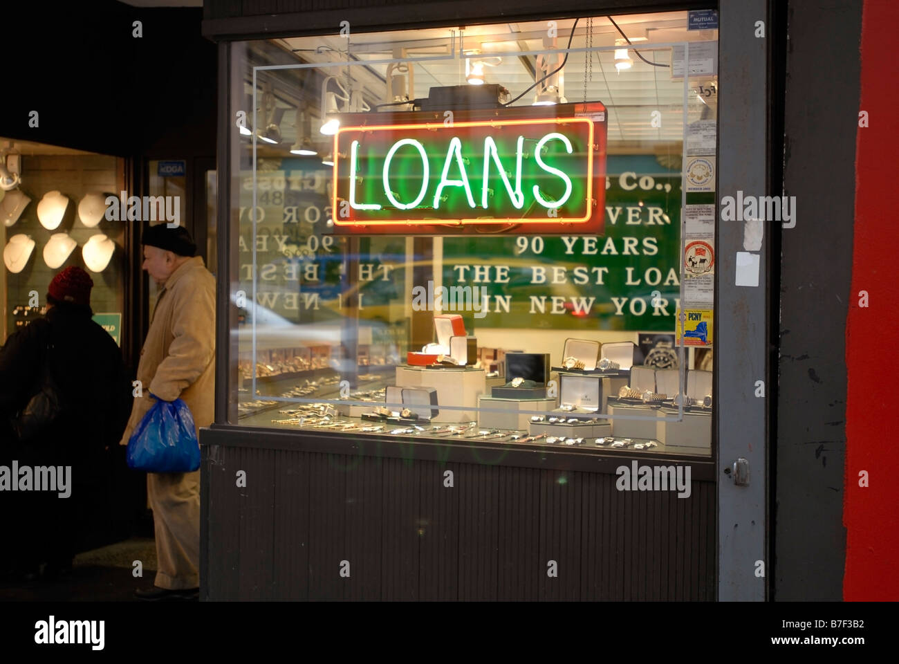 S G Co lordo pawnbroker in New York Foto Stock
