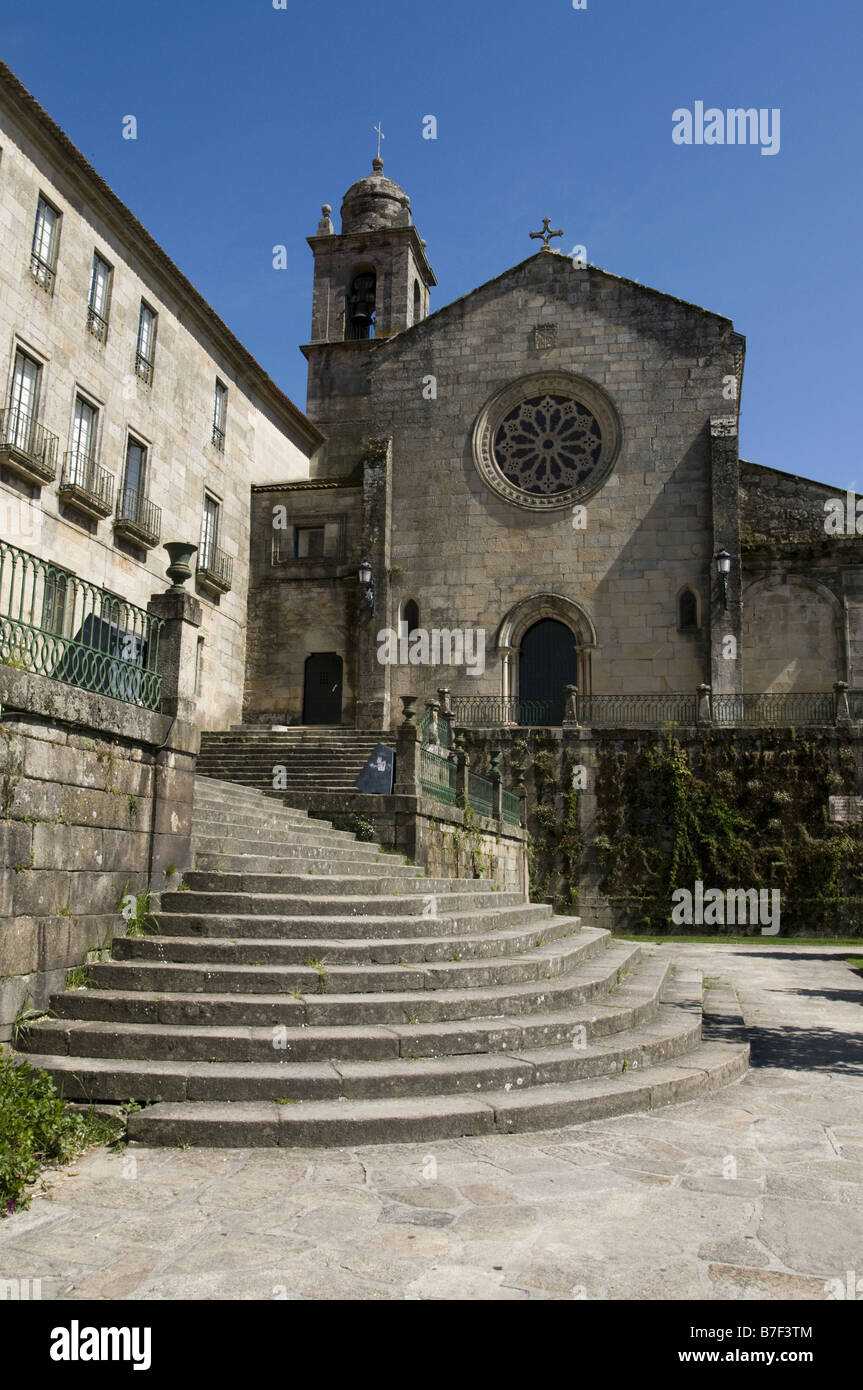 La chiesa di San Francisco, Pontevedra, Galizia, Spagna. Foto Stock