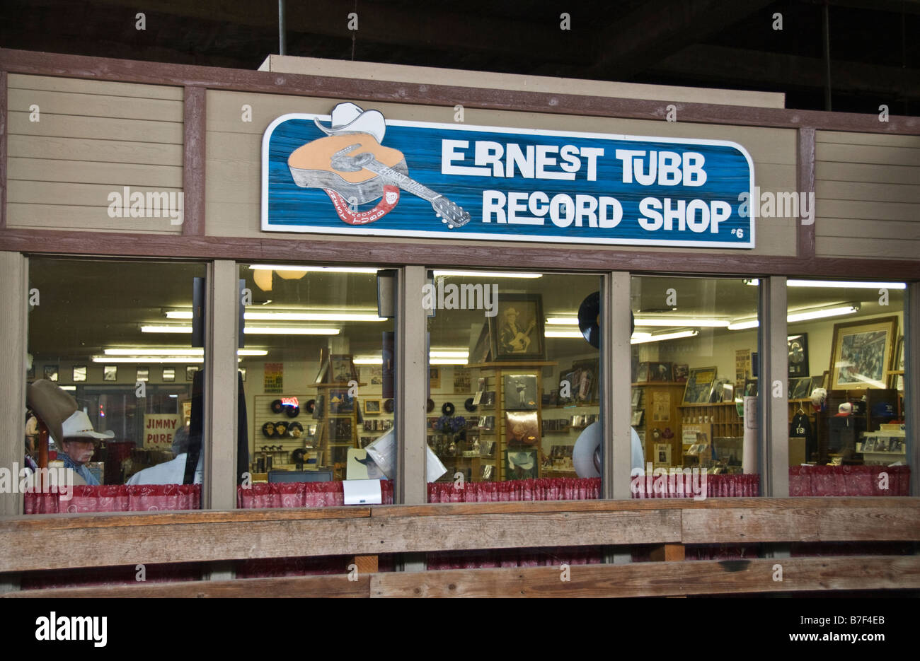 Texas Fort Worth Stockyards National Historic District Ernest Tubb Record Shop Foto Stock