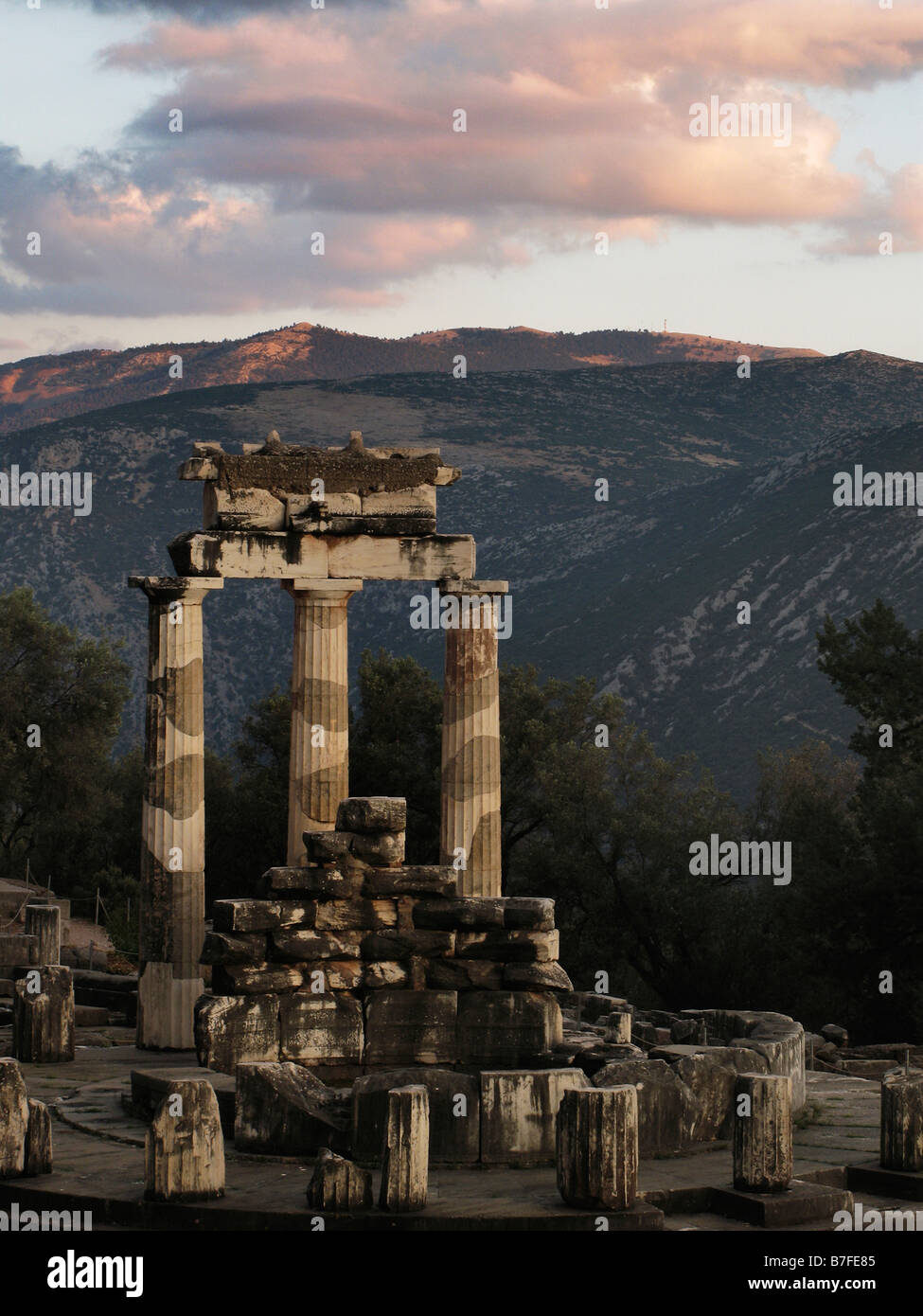 Delfi, Grecia Foto Stock