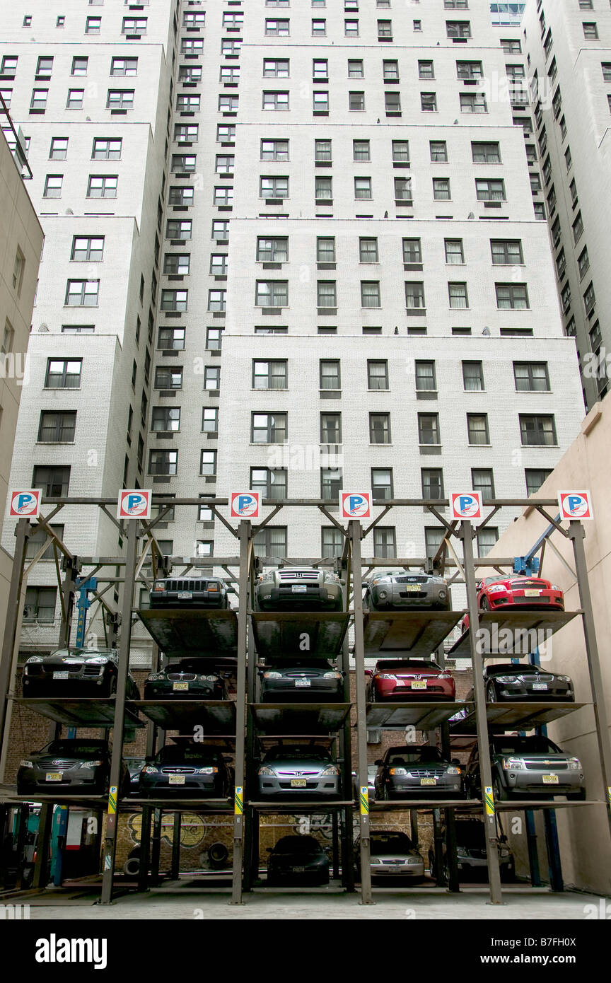 Parkplatz New York Foto Stock