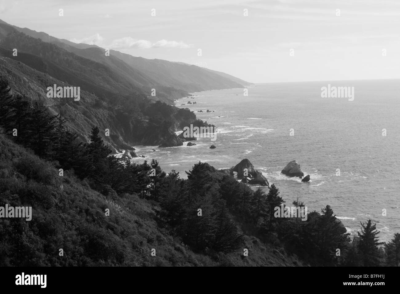 Splendida costa della California, Big Sur Foto Stock