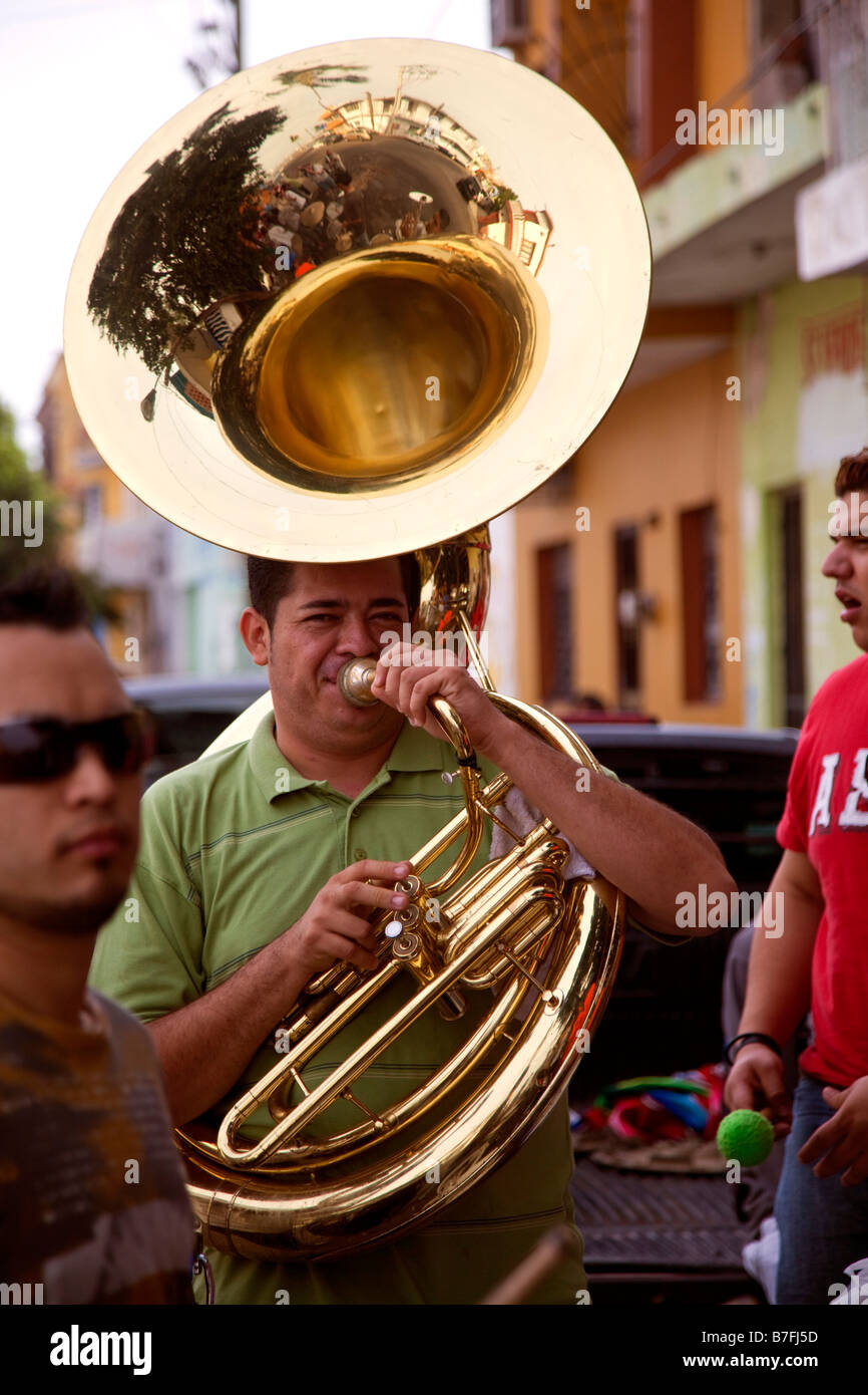 Musicisti Mazatlan Sinaloa Messico Foto Stock