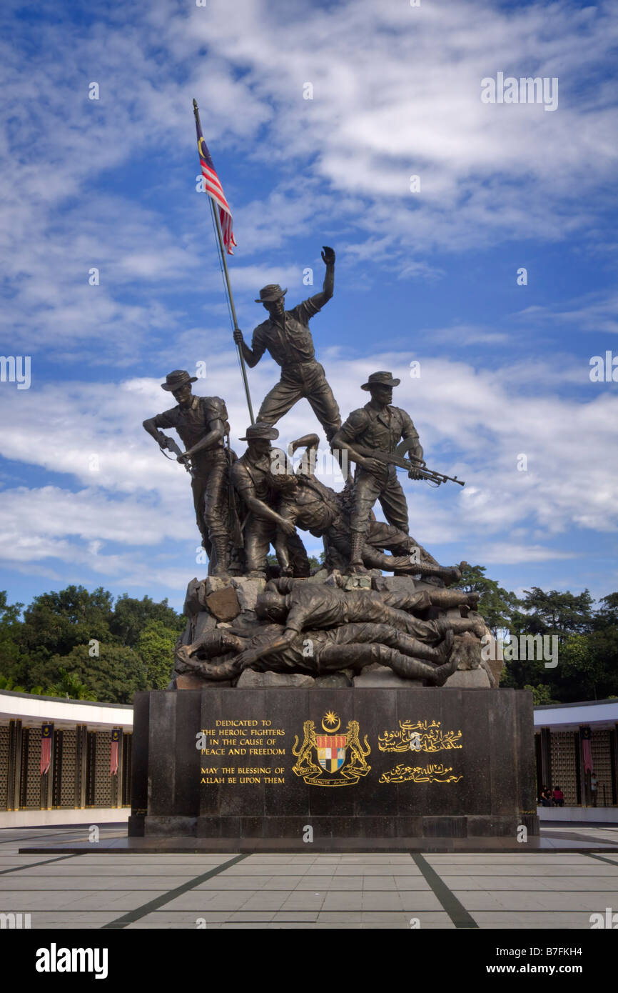 Monumento Nazionale, Kuala Lumpur, Malesia Foto Stock