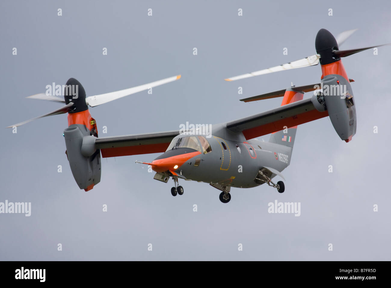 Bell/Agusta BA609 civili bimotore tiltrotor velivolo VTOL a Farnborough International Airshow 2008, Inghilterra, Regno Unito. Foto Stock